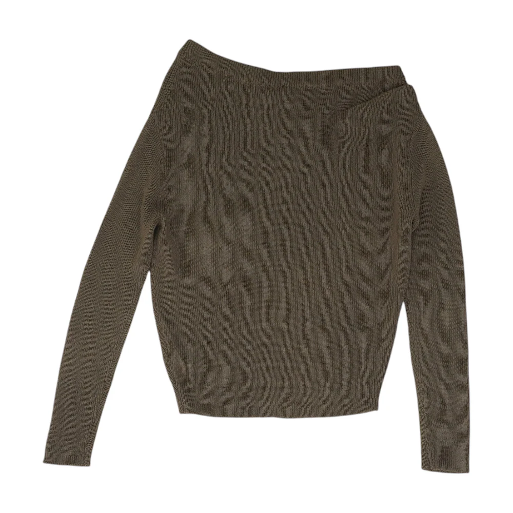 Brown Pullover Sweater - Image 2