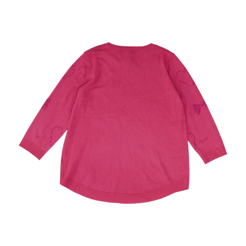 Pink Pullover Sweater - Image 2