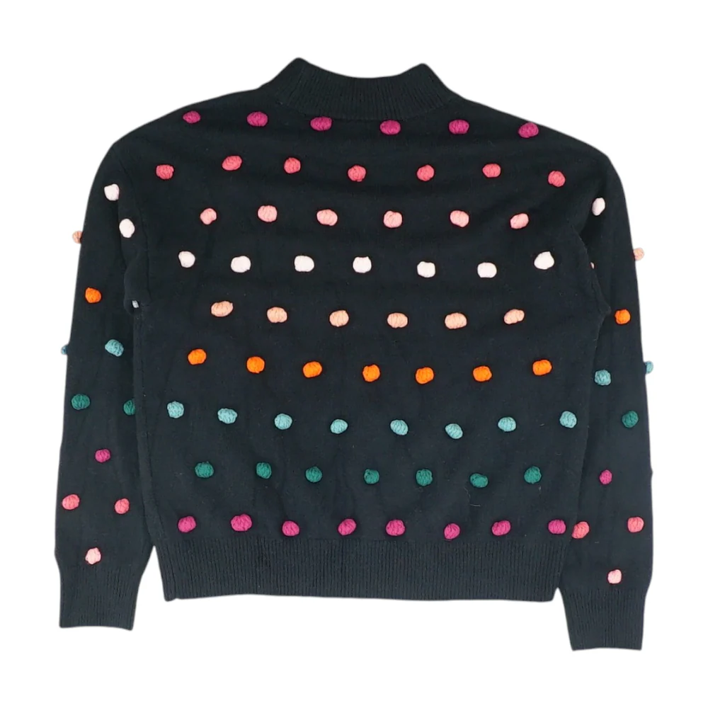Multi Polka Dot Pullover Sweater - Image 2