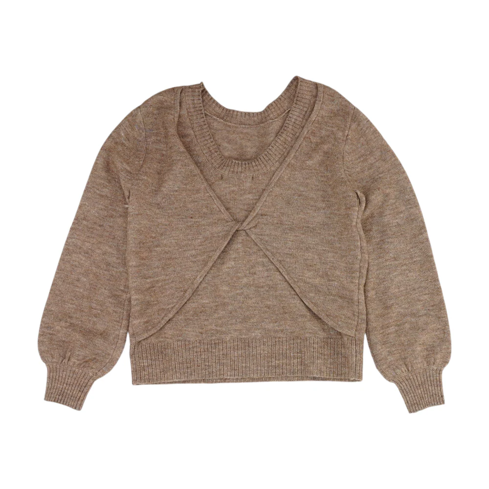 Tan Pullover Sweater - Image 2