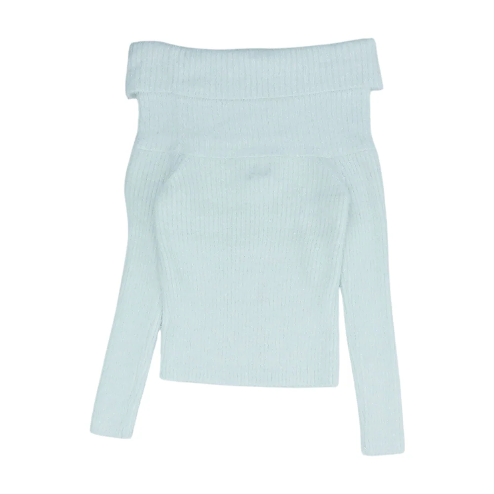 White Pullover Sweater - Image 2