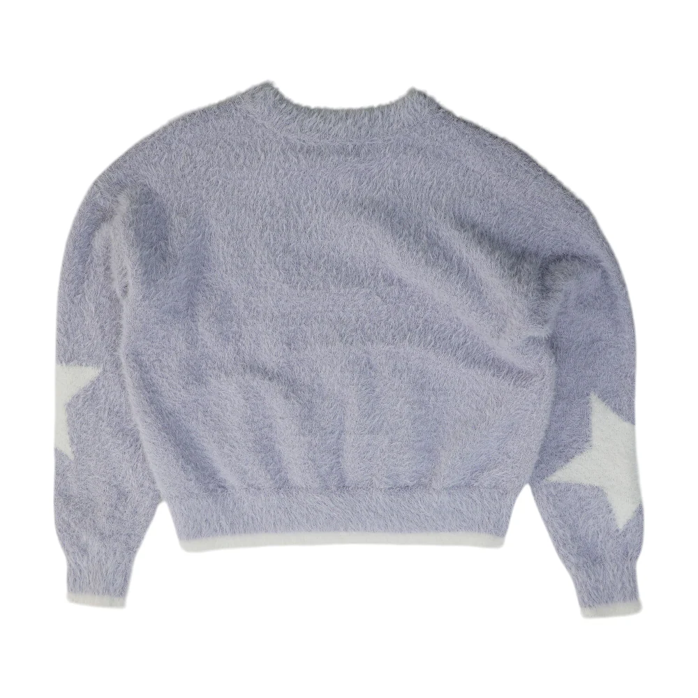 Lavender Print Pullover Sweater - Image 2