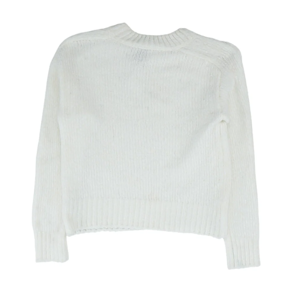 White Pullover Sweater - Image 2