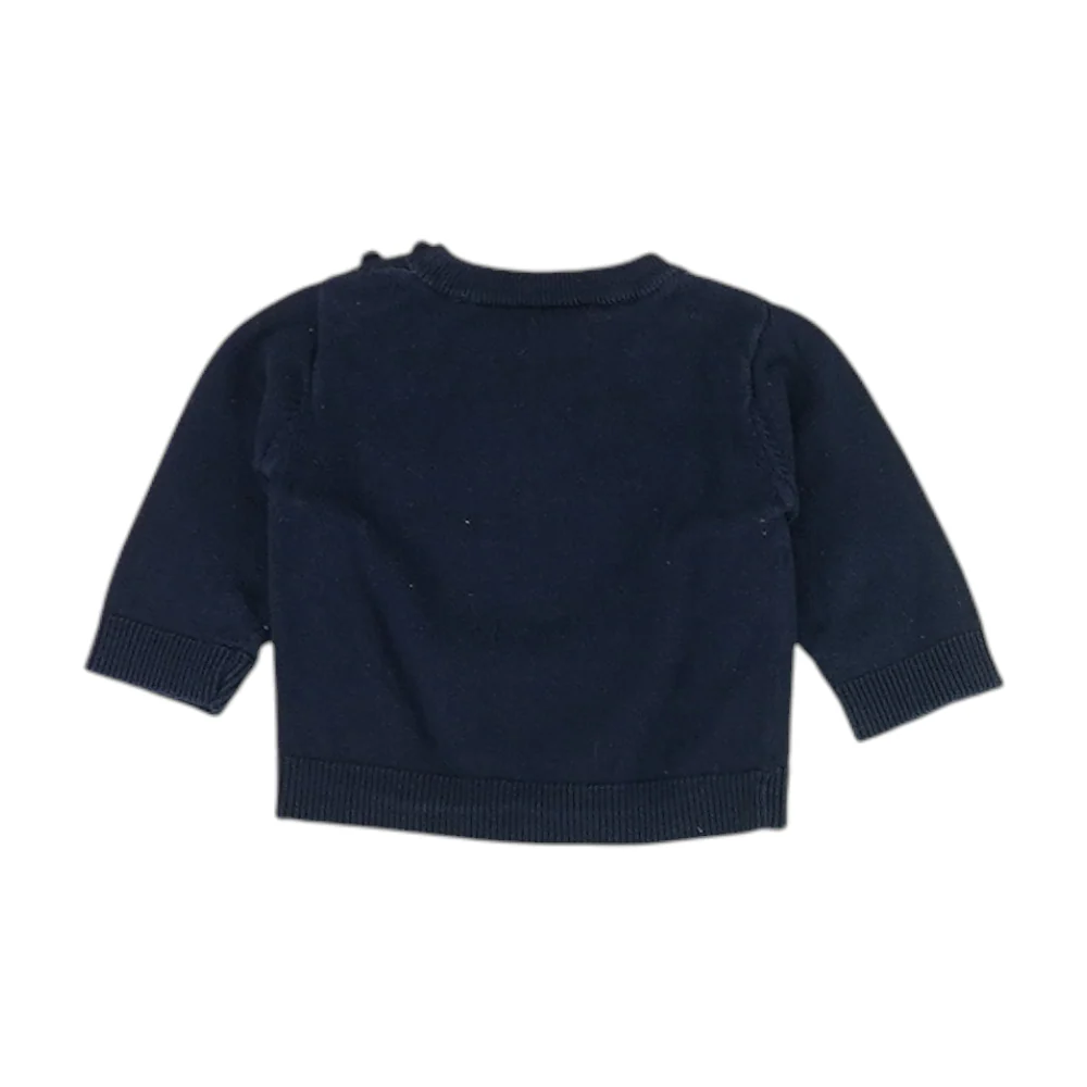 Navy Pullover Sweater - Image 2