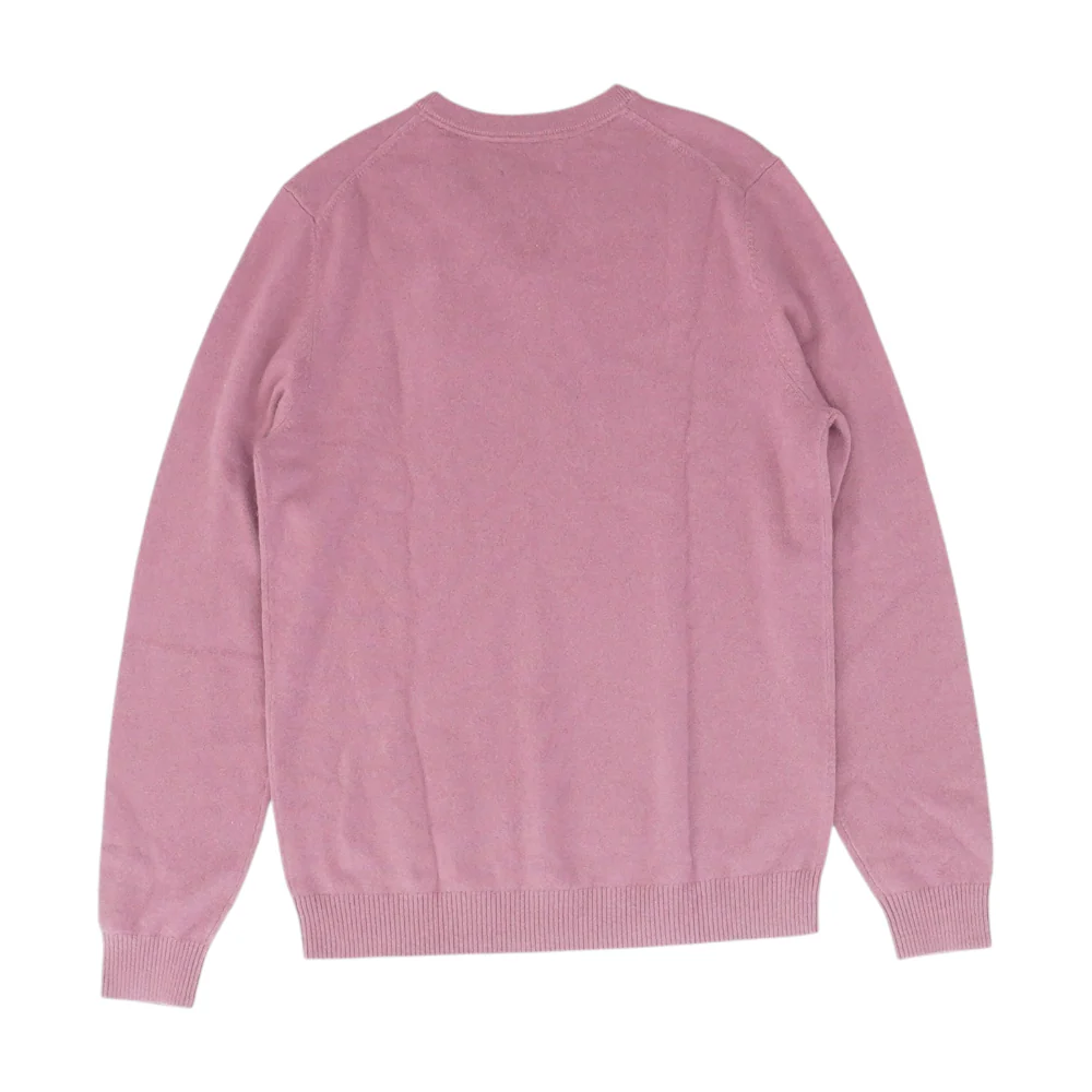 Purple Solid Pullover Sweater - Image 2