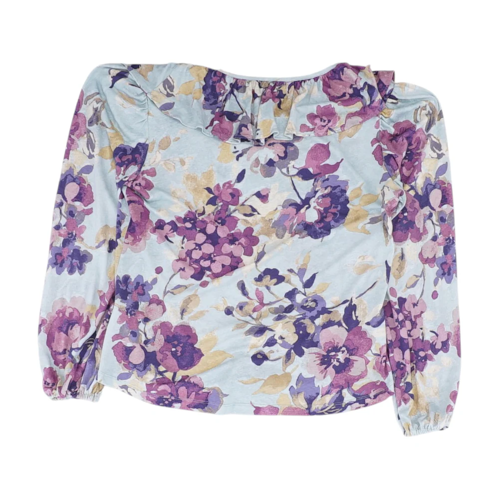 Green Floral Blouse - Image 2
