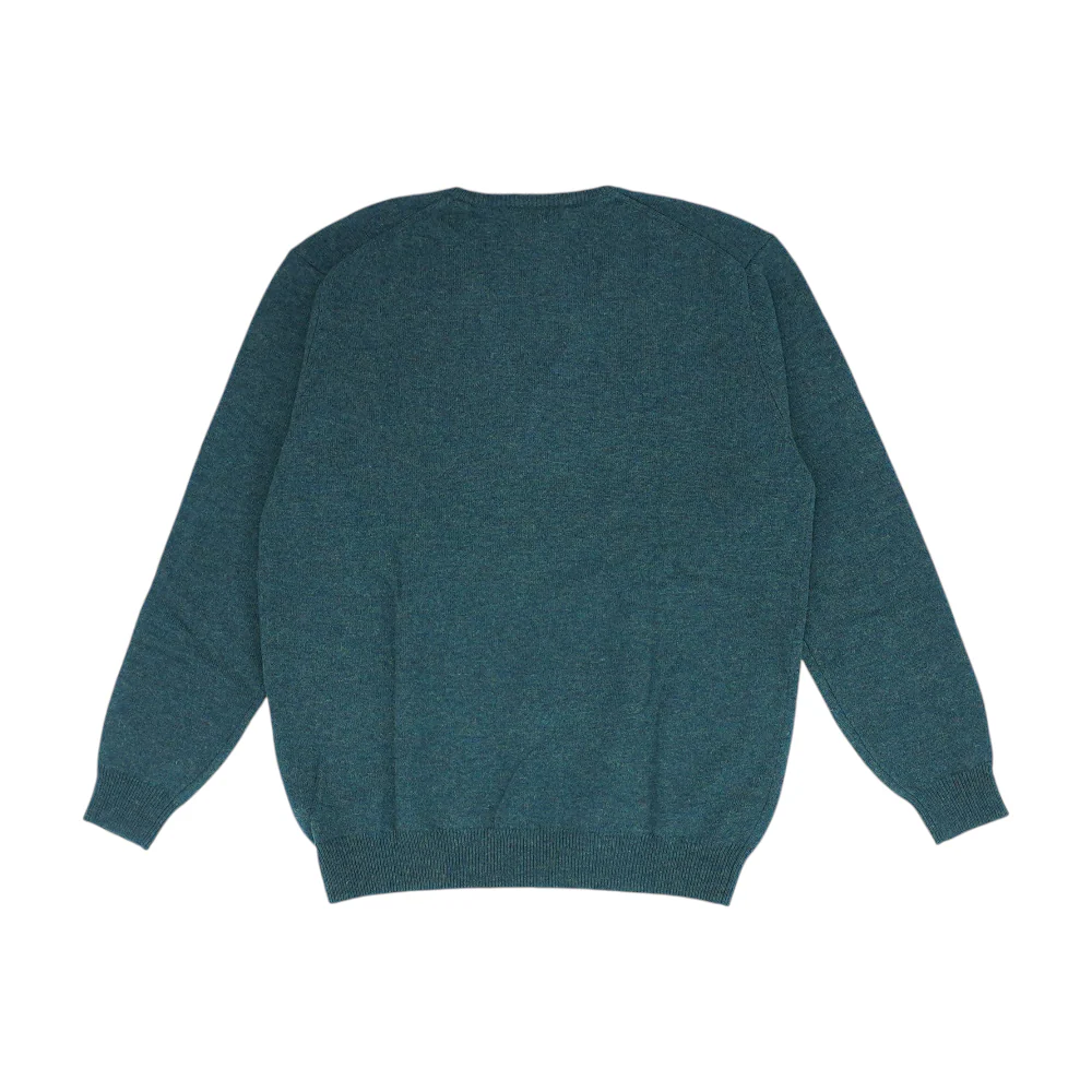 Green Solid Pullover Sweater - Image 2