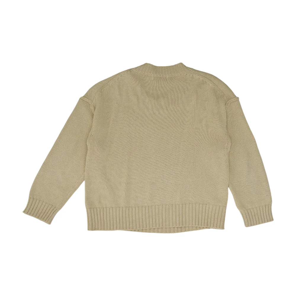 Beige Pullover Sweater - Image 2
