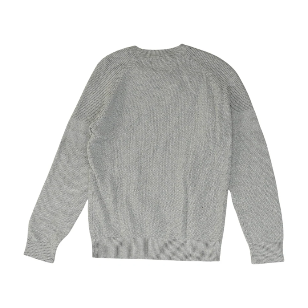 Gray Solid Pullover Sweater - Image 2