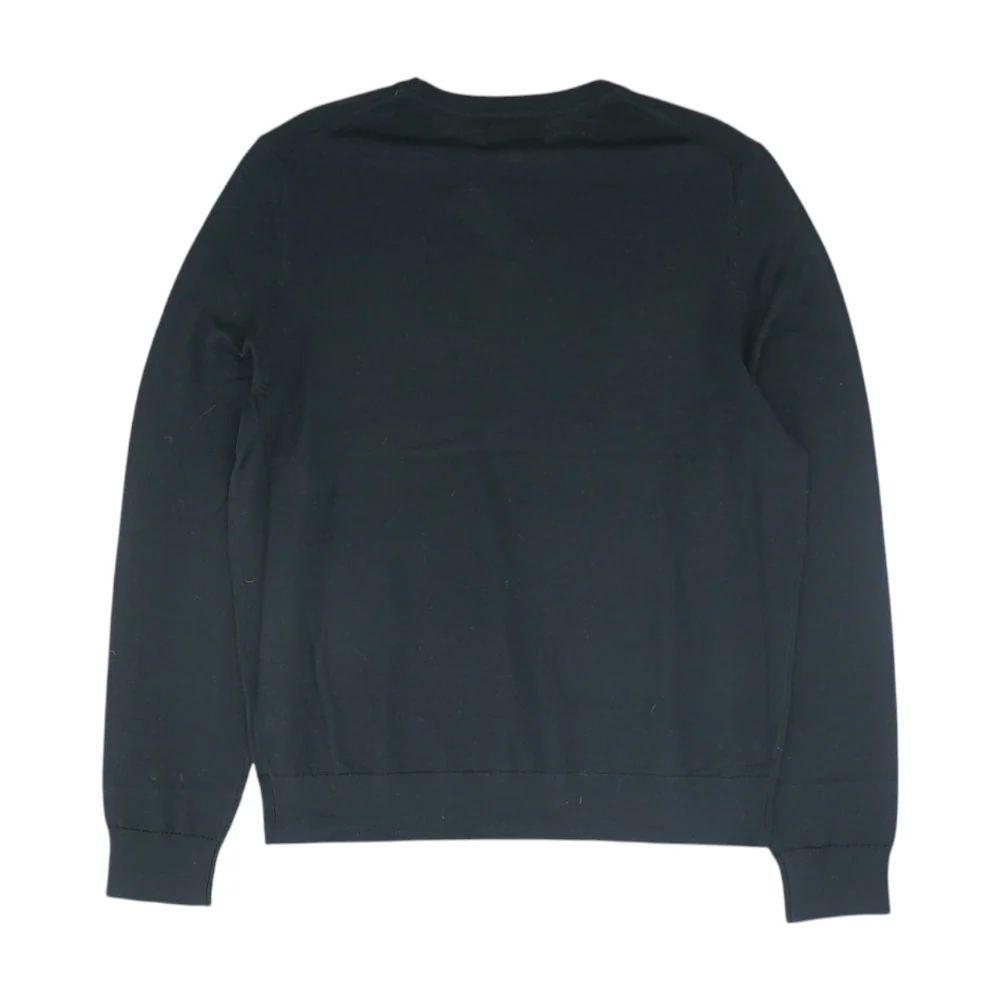 Black Solid Pullover Sweater - Image 2