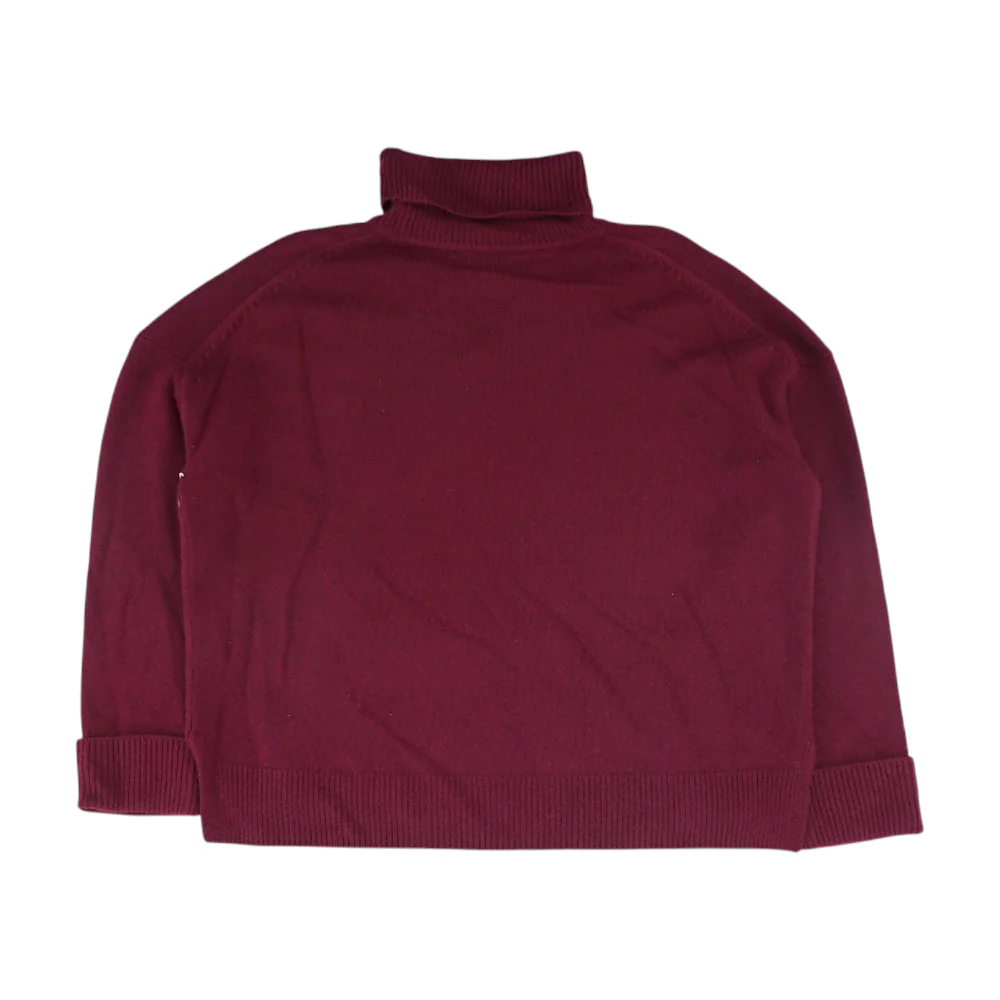 Burgundy Pullover Sweater - Image 2