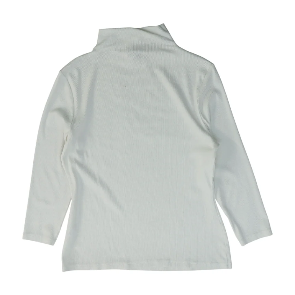 White Pullover Sweater - Image 2