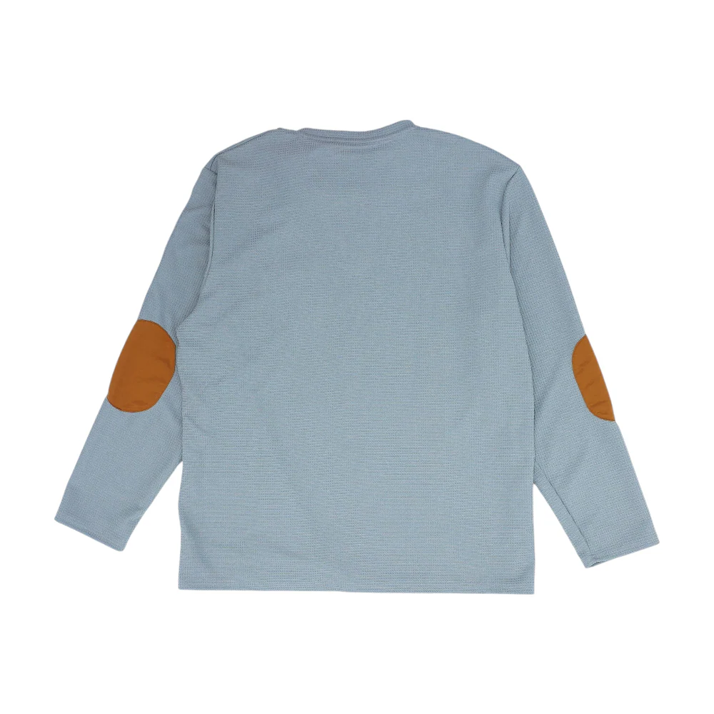 Gray Solid Henley T-Shirt - Image 2