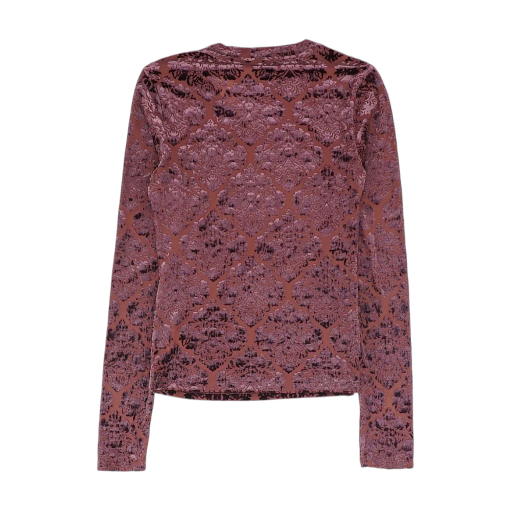 Pink Print Blouse - Image 2
