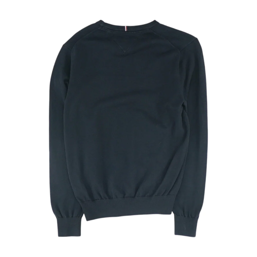 Black Solid Pullover Sweater - Image 2