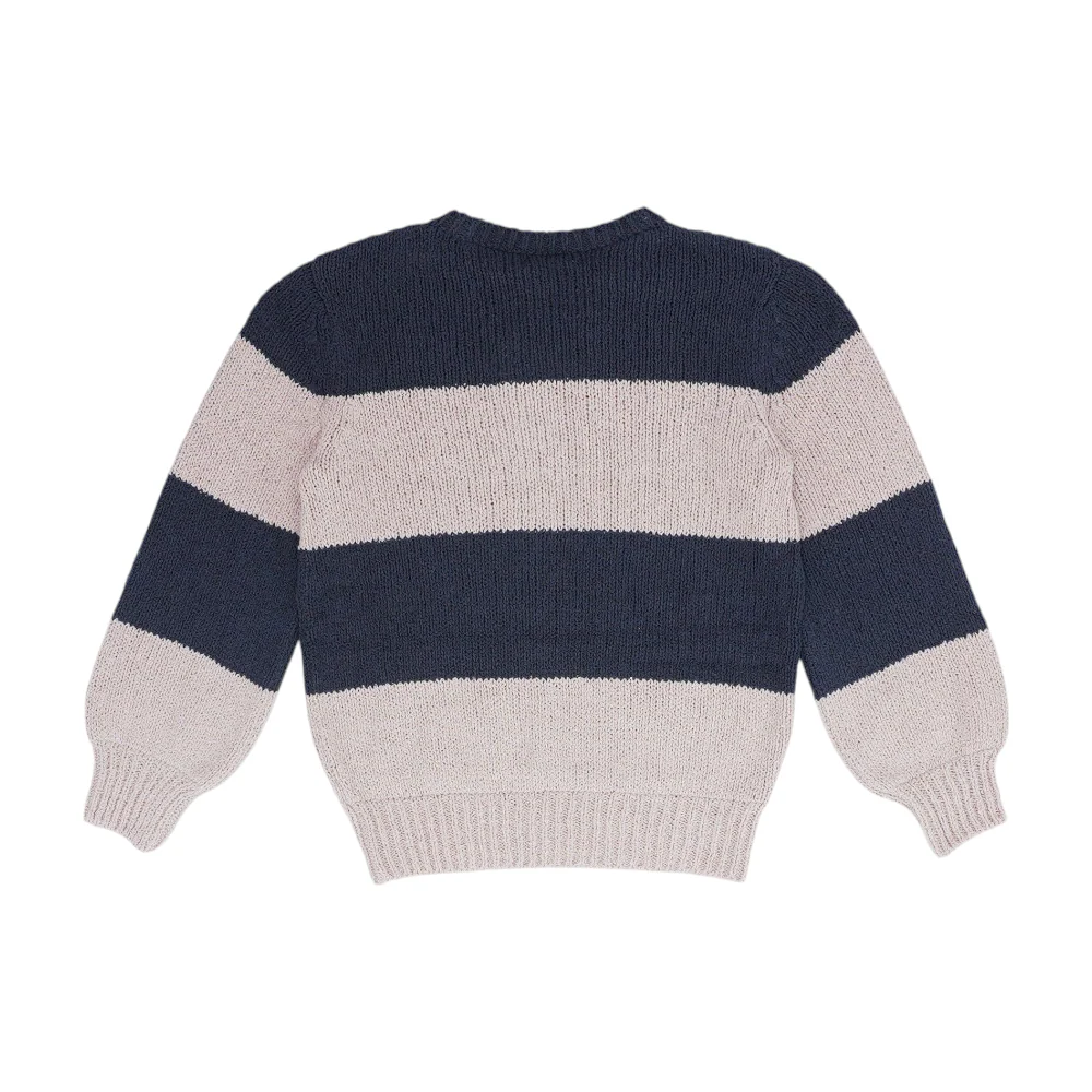 Purple Striped Pullover Sweater - Image 2