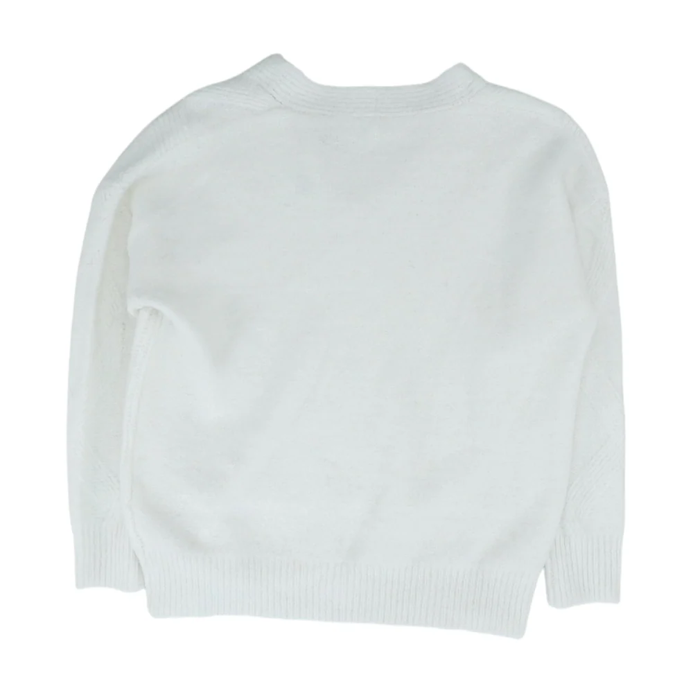 White Pullover Sweater - Image 2