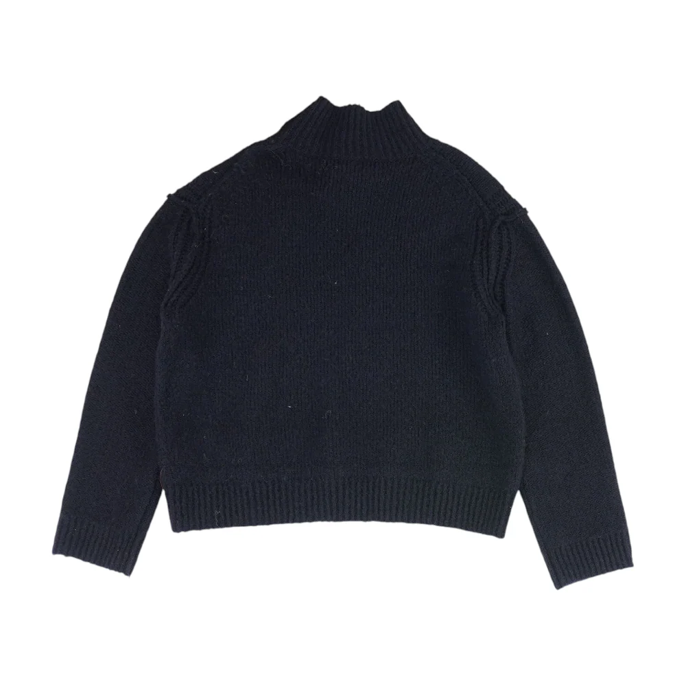 Navy Pullover Sweater - Image 2