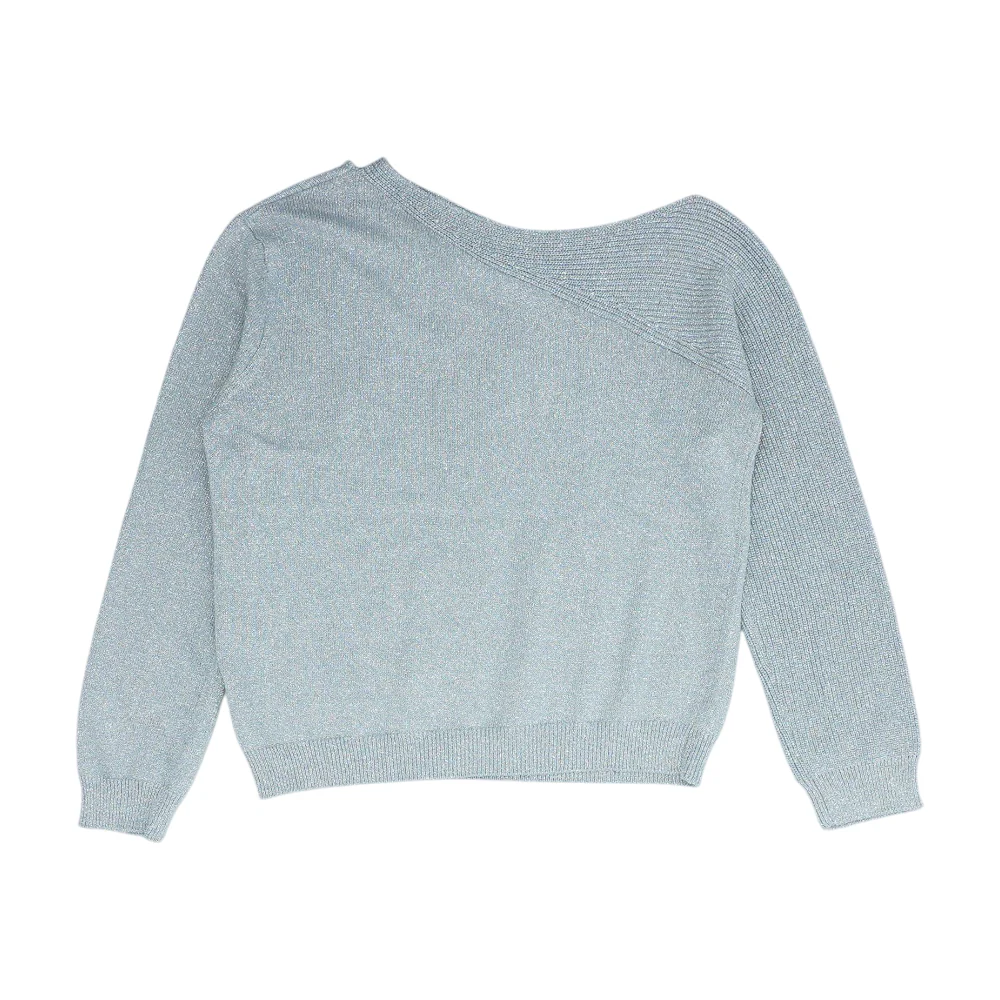 Silver Pullover Sweater - Image 2