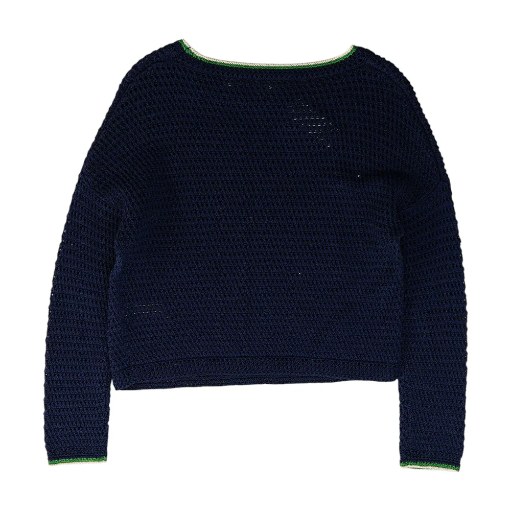 Navy Pullover Sweater - Image 2