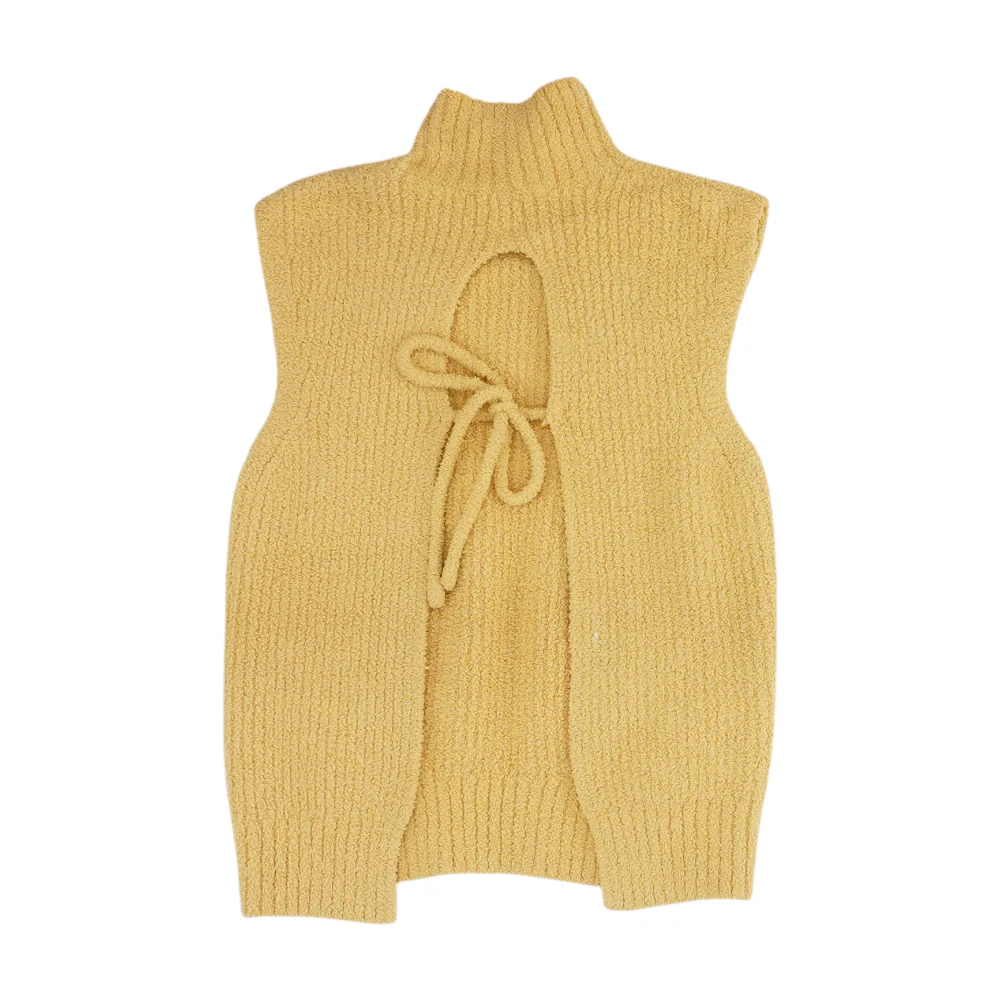 Yellow Pullover Sweater - Image 2