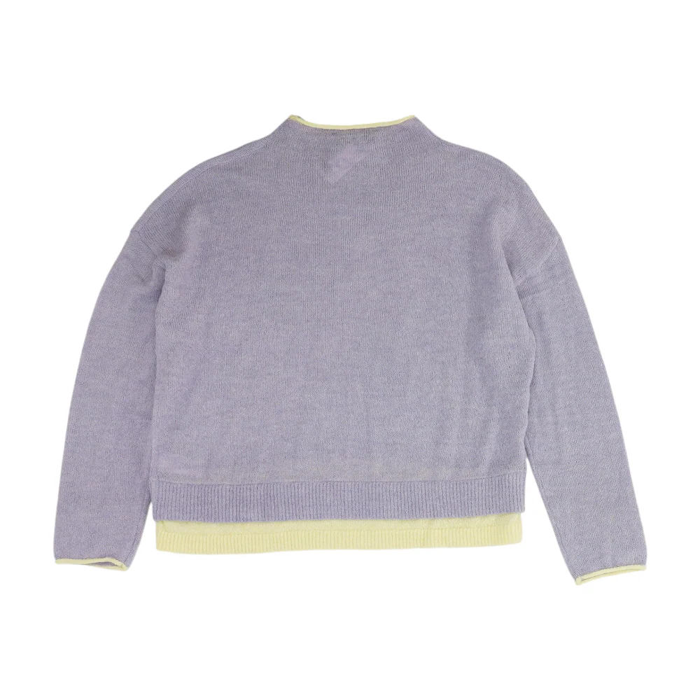Lavender Pullover Sweater - Image 2