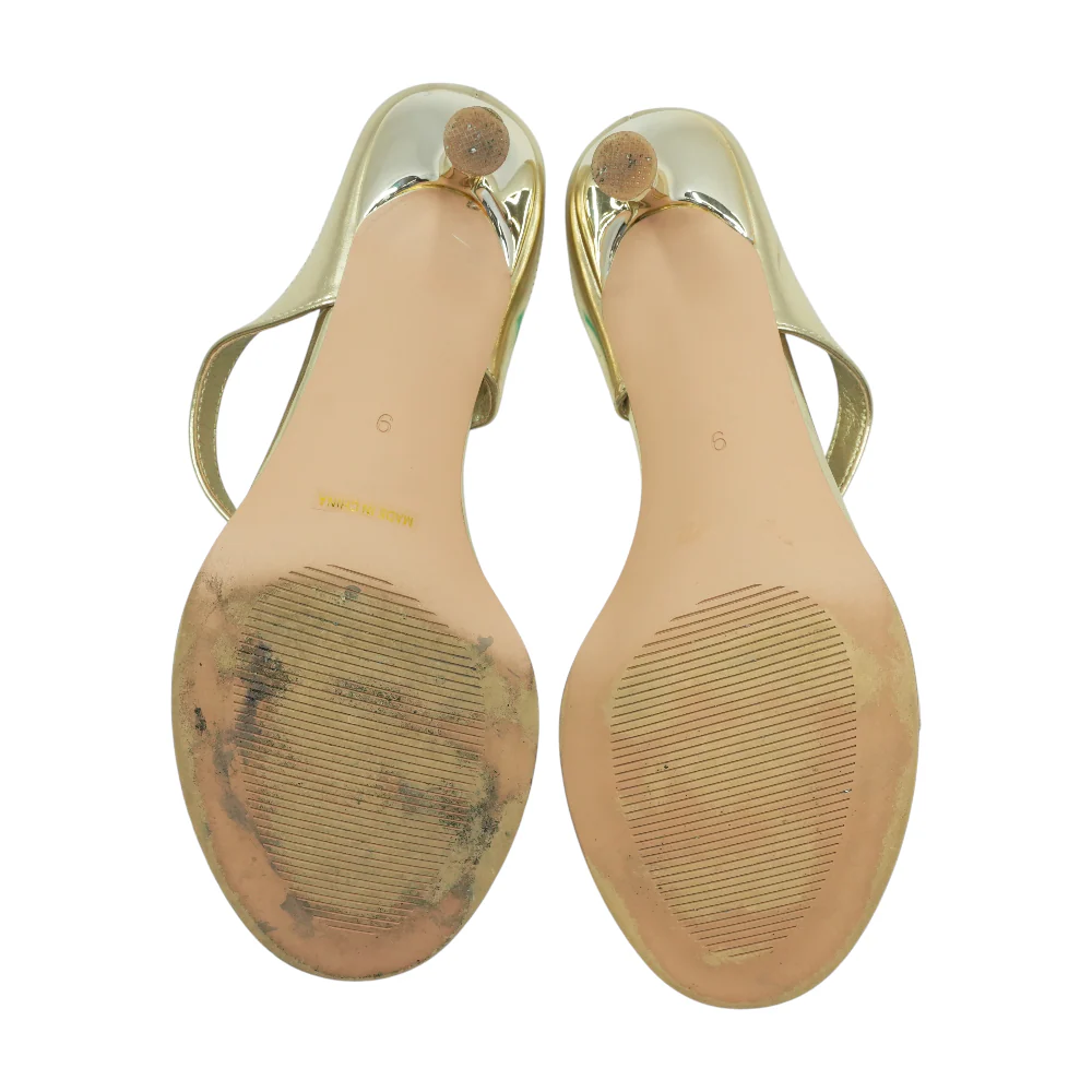 Gold Pump Heels - Image 3