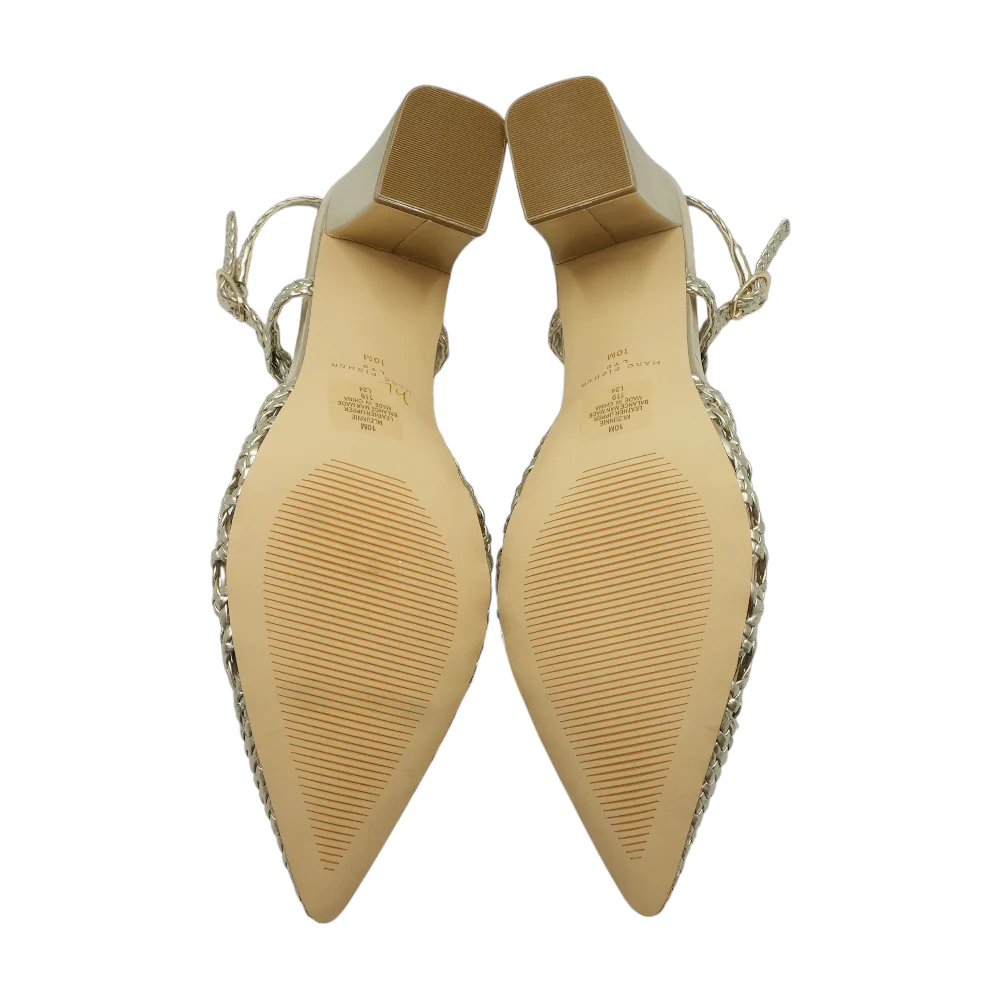 Gold Pump Heels - Image 3