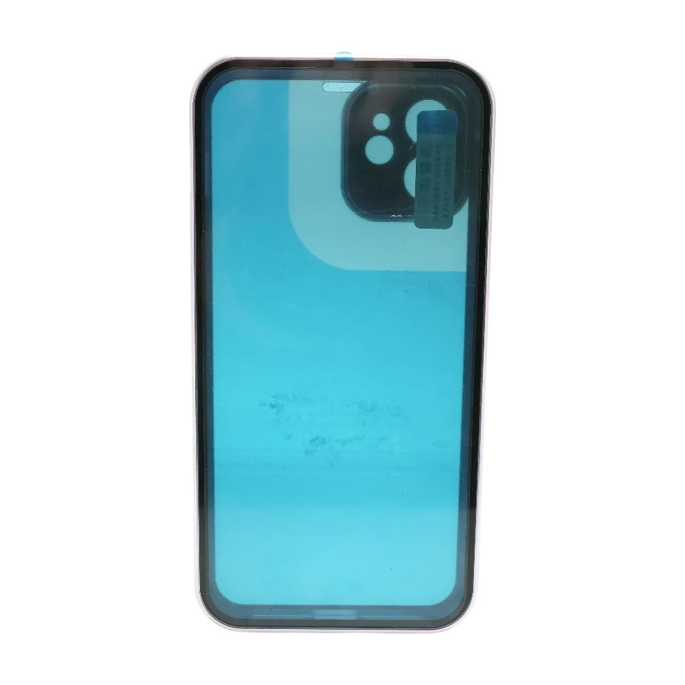 Purple and Clear Phone Case for iPhone 12 - Image 2