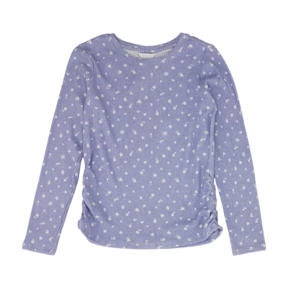 Purple Floral Blouse