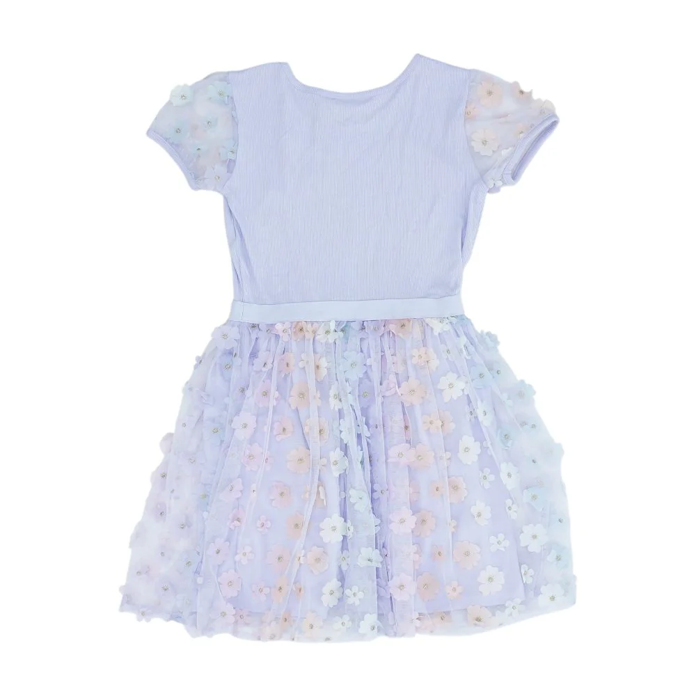 Purple Floral Dress - Image 2
