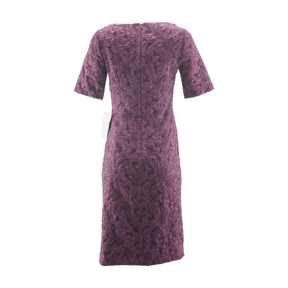 Purple Floral Midi Dress - Image 2