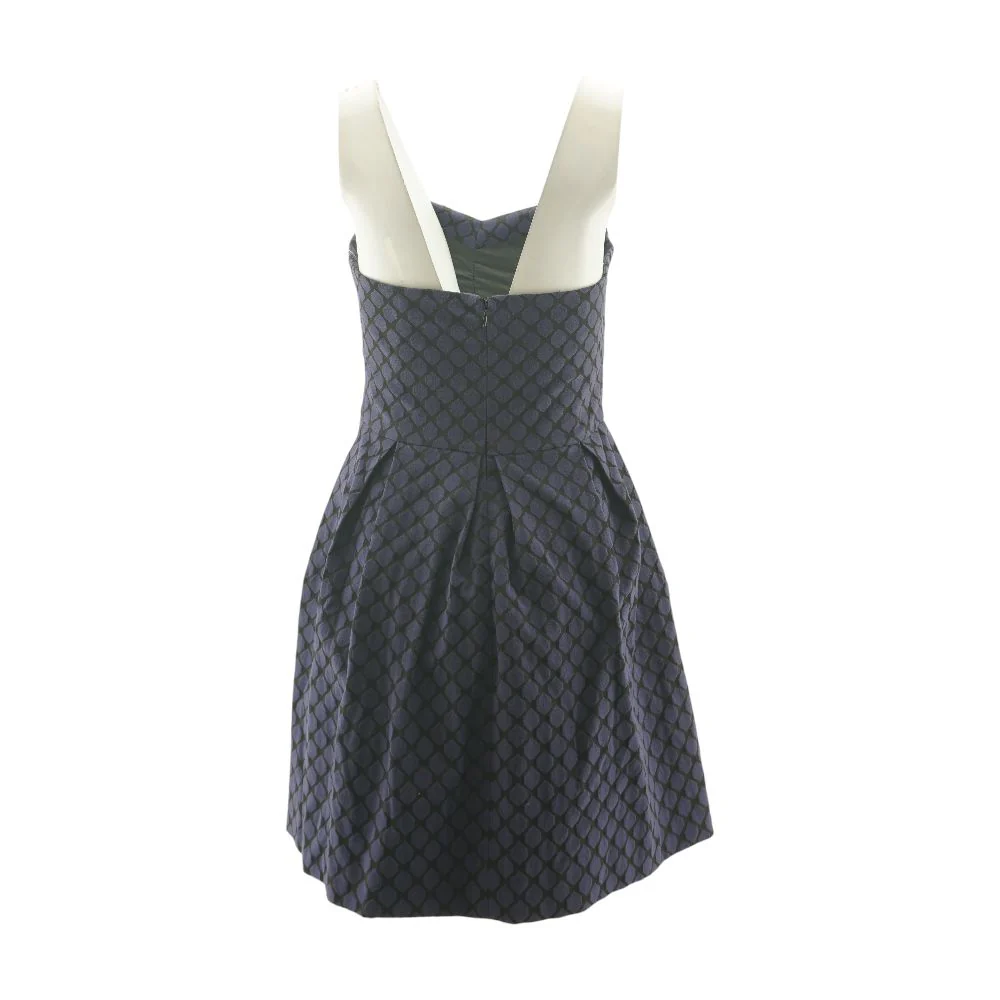 Purple Geometric Mini Dress - Image 2
