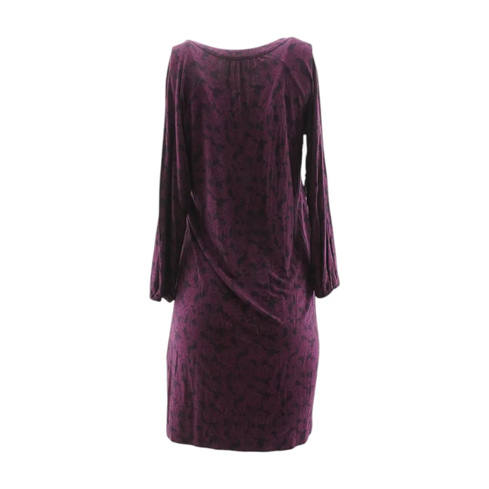 Purple Paisley Midi Dress - Image 2