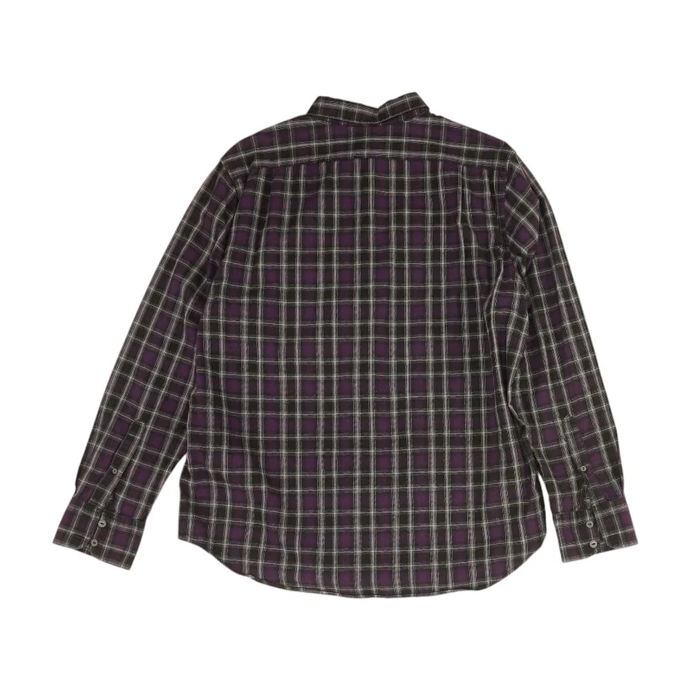 Purple Plaid Flannel Button Down - Image 2