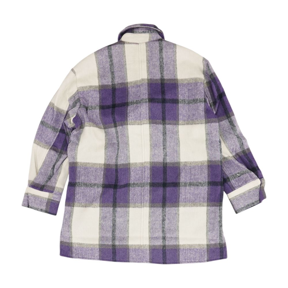 Purple Plaid Lightweight Jacket - Image 2