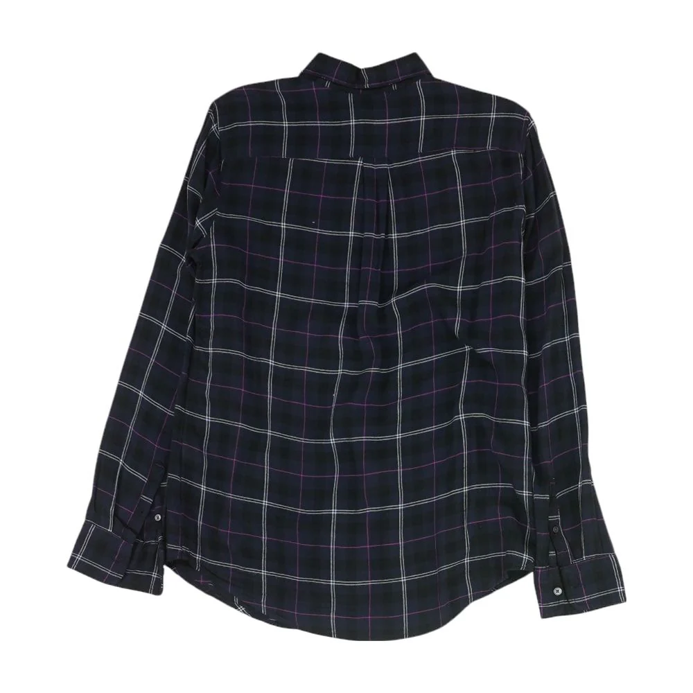 Purple Plaid Long Sleeve Button Down - Image 2