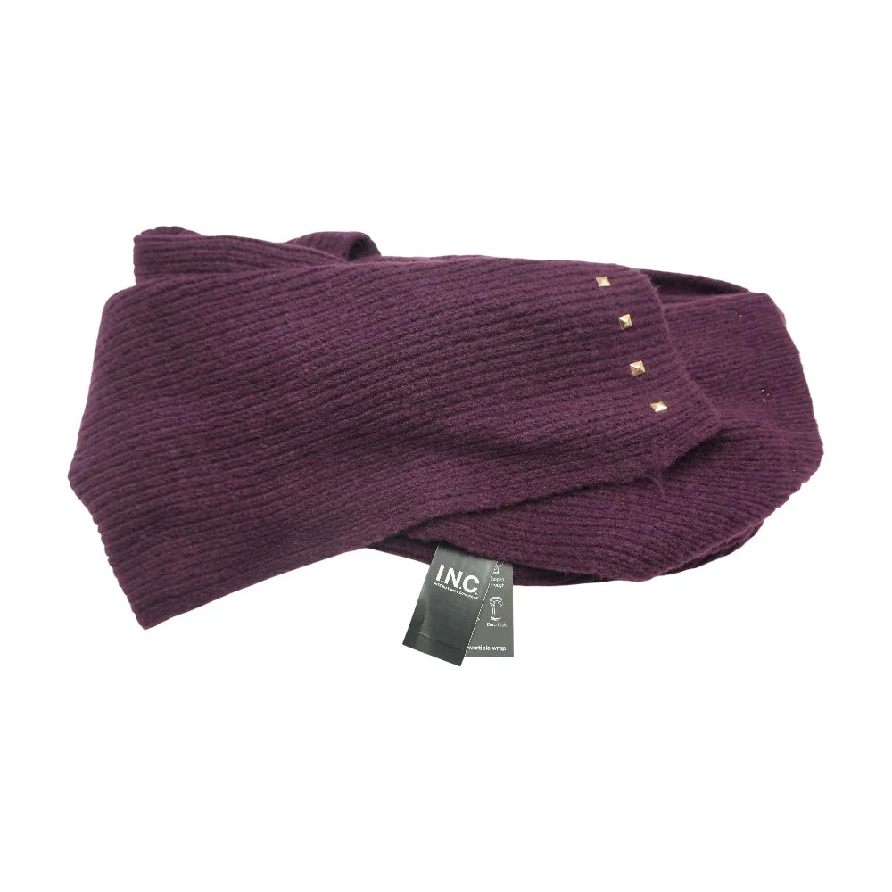 Purple Polyester Scarf - Image 2