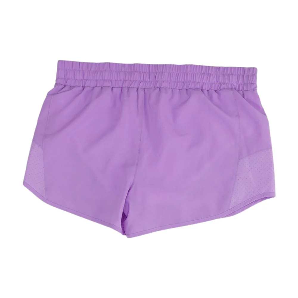 Purple Solid Active Shorts - Image 2