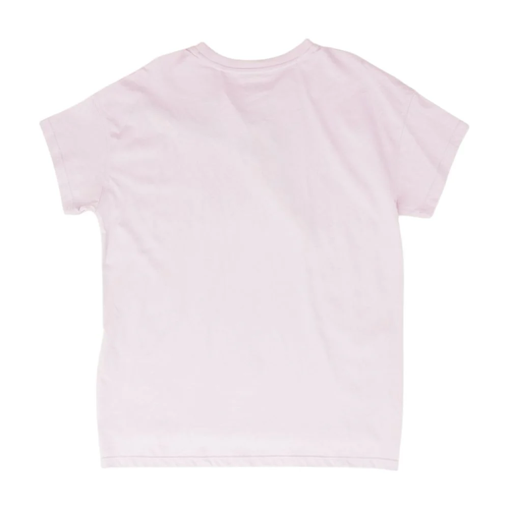 Purple Solid Crewneck T-Shirt - Image 2