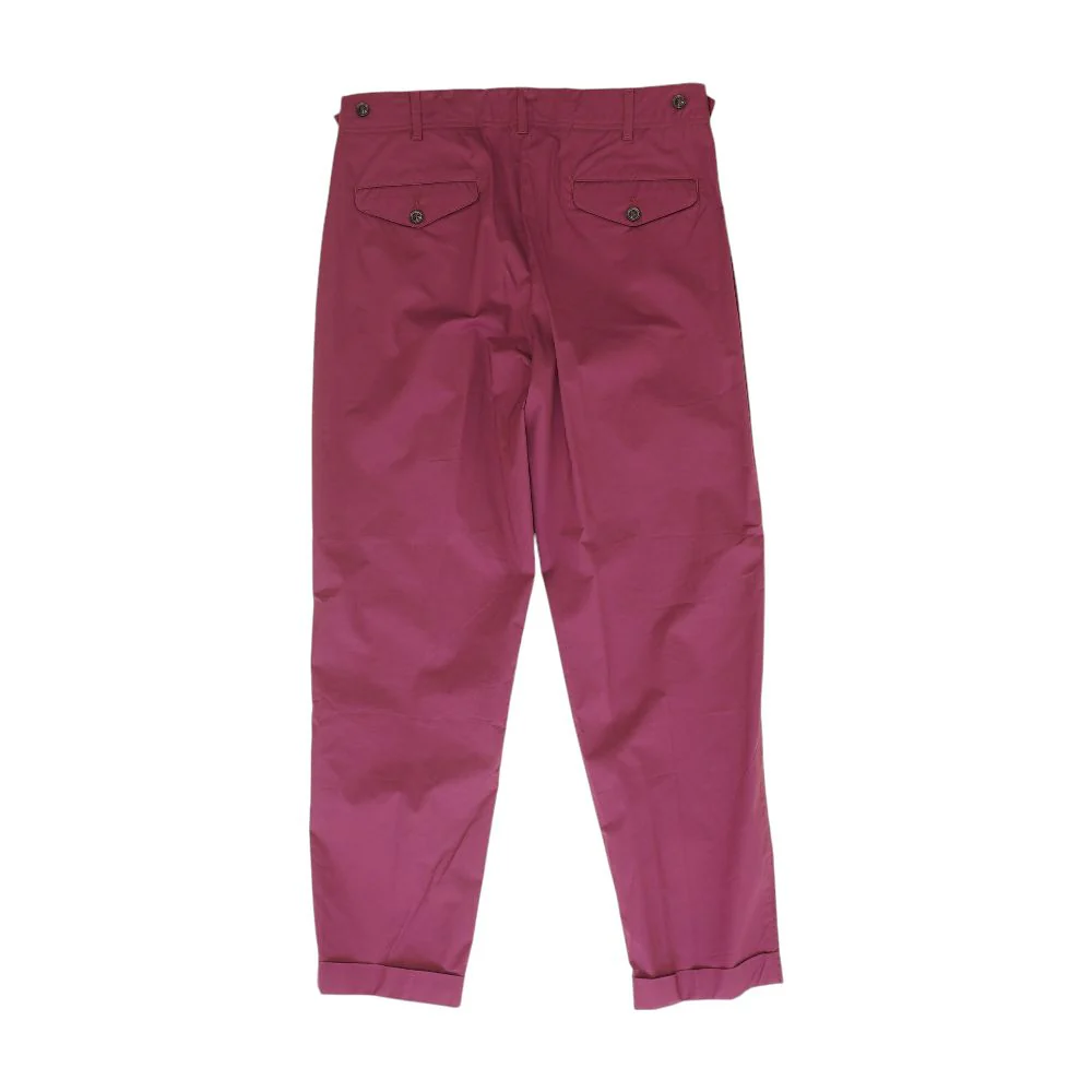 Purple Solid Khaki Pants - Image 2