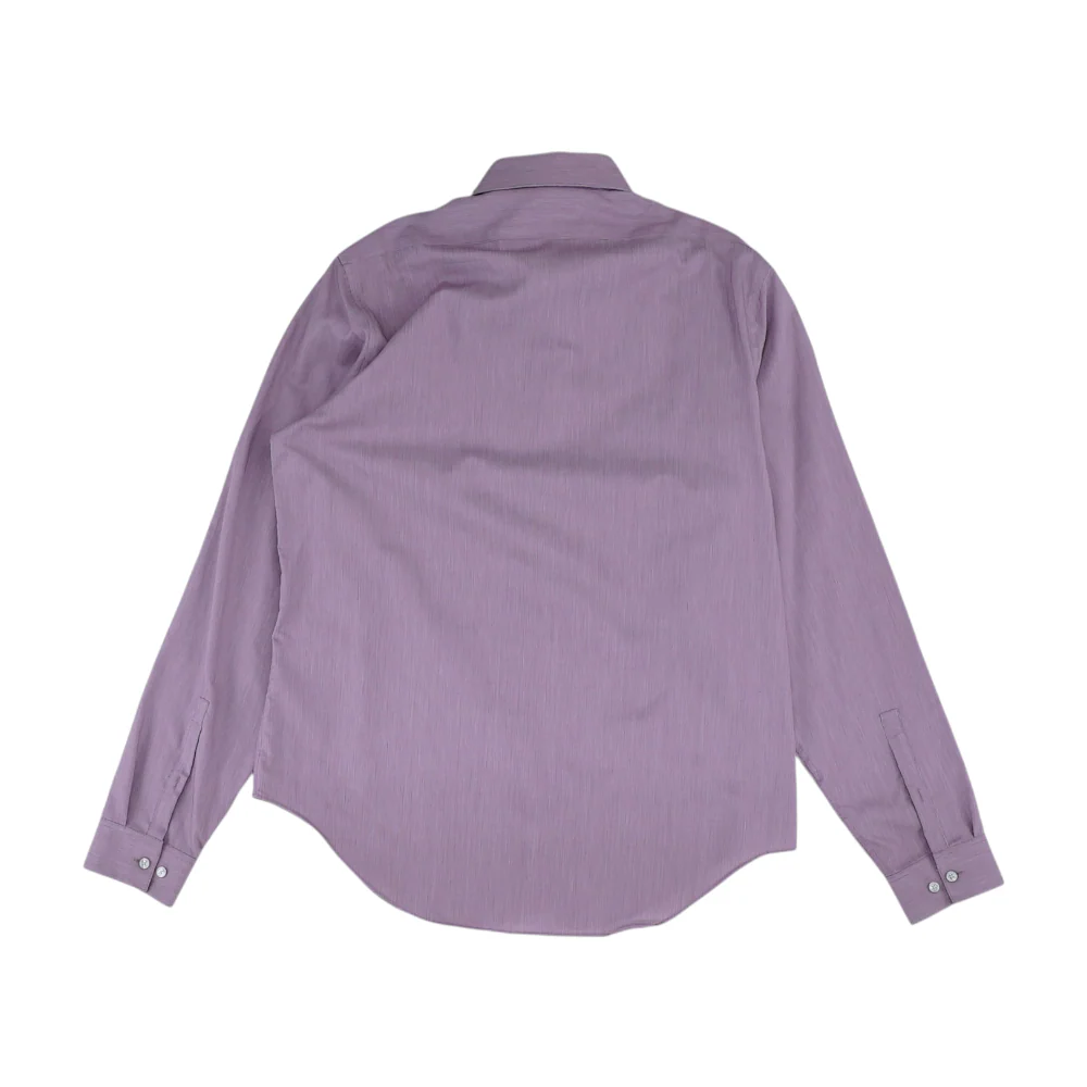 Purple Solid Long Sleeve Button Down - Image 2