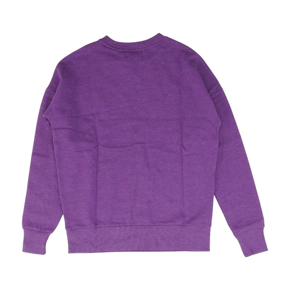 Purple Solid Sweatshirt - Image 2