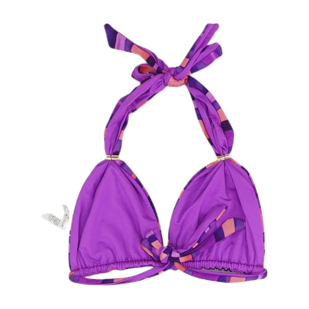 Purple Striped Swim Top - Image 2