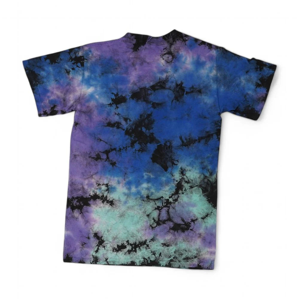 Purple Tie Dye Crewneck T-Shirt - Image 4