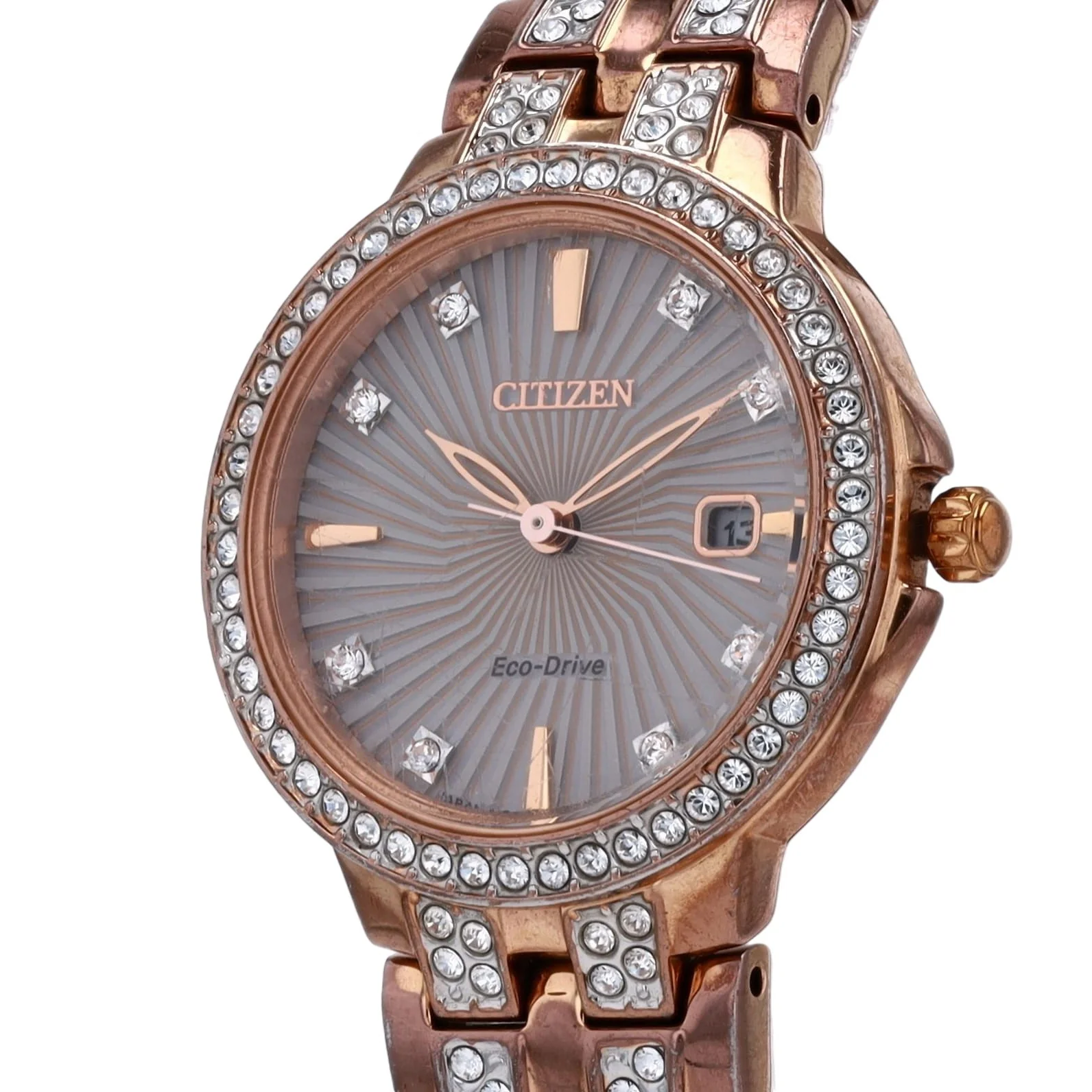 Silhouette Crystal Stainless Steel Watch - Image 2