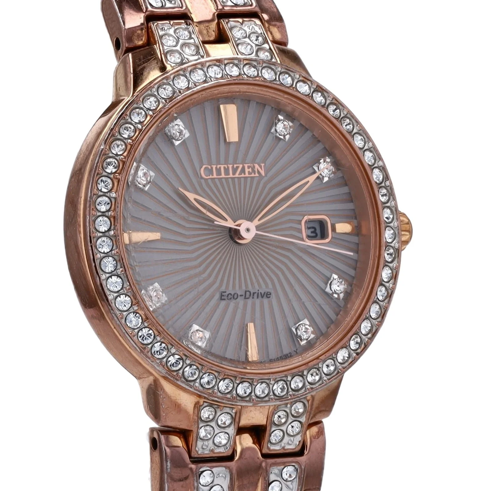 Silhouette Crystal Stainless Steel Watch - Image 3