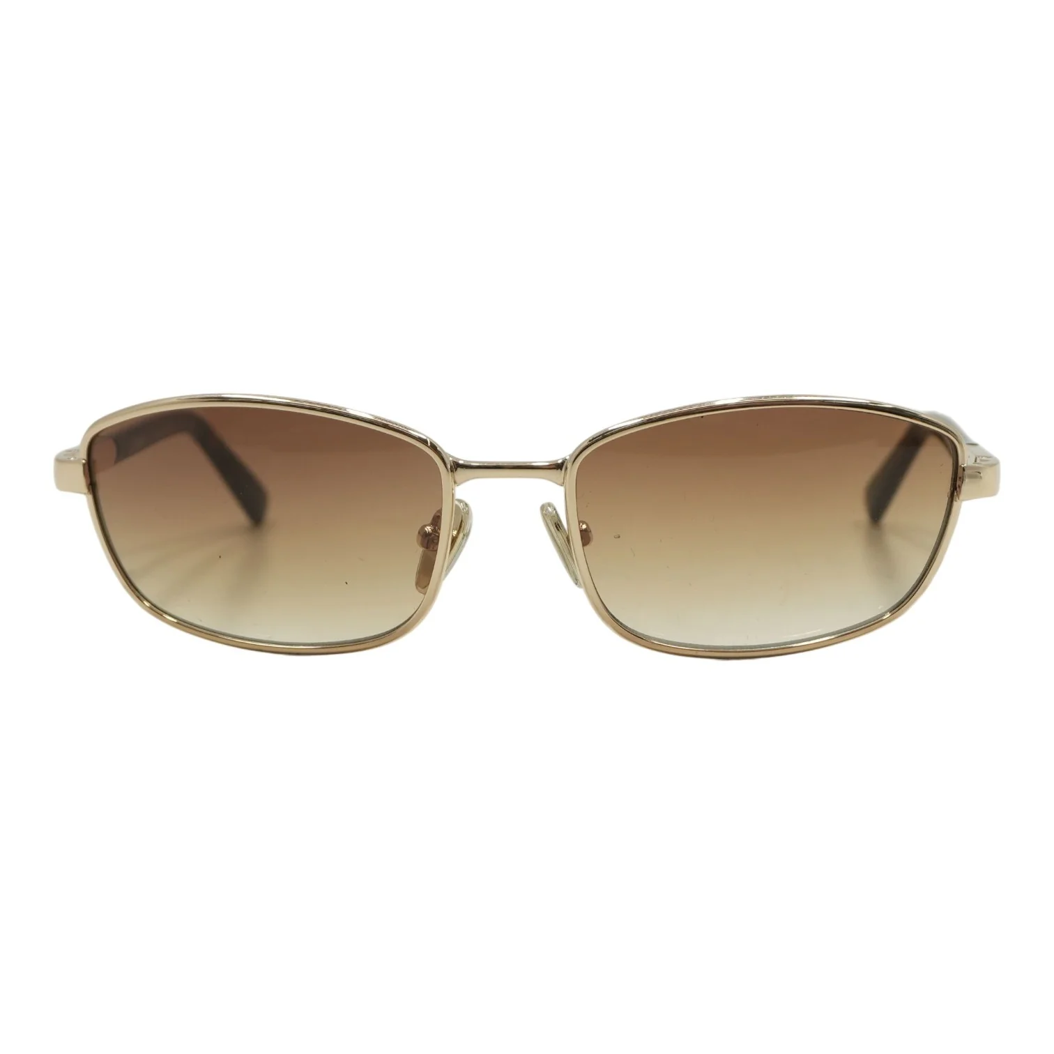 Gold Text Me Square Sunglasses - Image 2