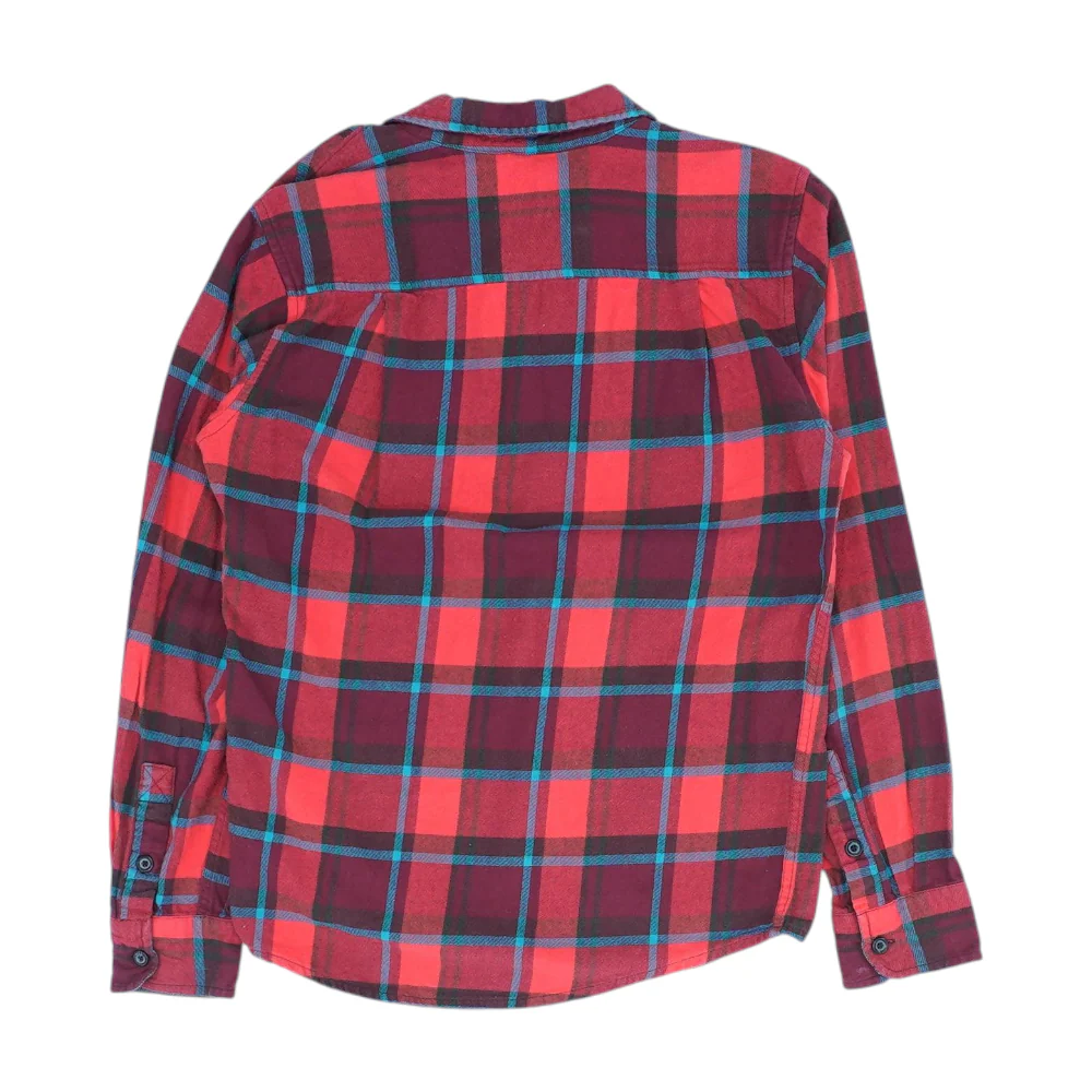 Red Plaid Flannel Button Down - Image 2