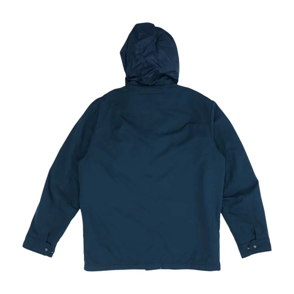 Navy Solid Rain Jacket - Image 2